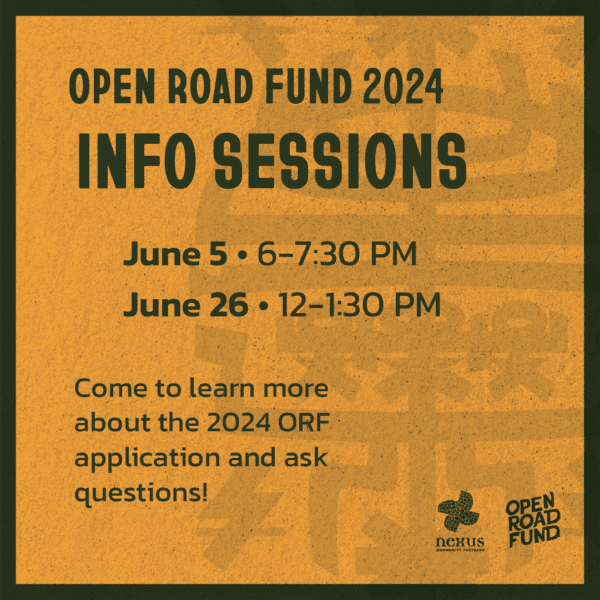 Open Road Fund Virtual Info Sessions